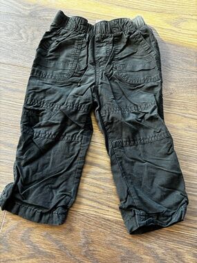 Circo Black Cargo-Style Kids Jogger Pants